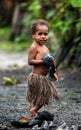 Children in the village of Dani tribe.